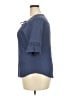 AB Studio Blue 3/4 Sleeve Blouse Size XXL - photo 5