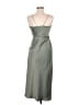 BHLDN 100% Polyester Gray Green Cocktail Dress Size 6 - photo 2