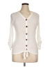 Apt. 9 Ivory Long Sleeve Blouse Size XL - photo 1