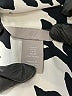 H&M 100% Polyester Print Silver 3/4 Sleeve Blouse Size M - photo 7