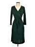 Talbots Polka Dots Green Casual Dress Size S - photo 1