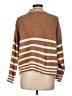 Fashion Nova 100% Polyester Stripes Brown Pullover Sweater Size L - photo 2