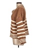 Fashion Nova 100% Polyester Stripes Brown Pullover Sweater Size L - photo 5