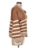 Fashion Nova 100% Polyester Stripes Brown Pullover Sweater Size L - photo 4