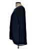 Ann Taylor LOFT 100% Rayon Blue Long Sleeve Top Size L - photo 5