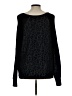 Kaileigh Animal Print Black Pullover Sweater Size L - photo 2