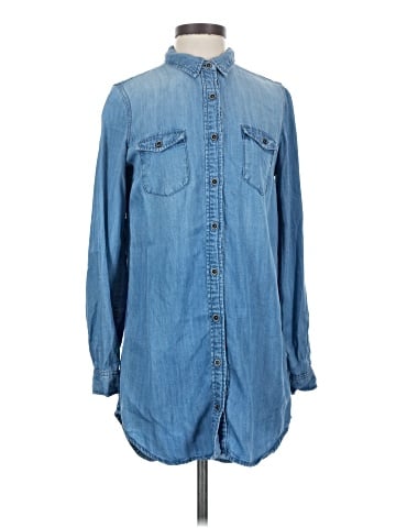 Life in Progress Long Sleeve Button-Down Shirt (view 1)