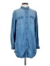 Life in Progress Blue Long Sleeve Button-Down Shirt Size XS - photo 1