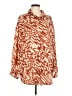 RESA 100% Polyester Animal Print Brown Long Sleeve Blouse Size Med - Lg - photo 1