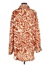 RESA 100% Polyester Animal Print Brown Long Sleeve Blouse Size Med - Lg - photo 2