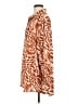 RESA 100% Polyester Animal Print Brown Long Sleeve Blouse Size Med - Lg - photo 5