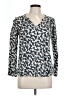 Thought 100% Cotton Blue Long Sleeve Blouse Size 12 - photo 1