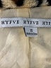 Hyfve 100% Polyester Animal Print Ivory Faux Fur Jacket Size S - photo 6
