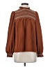 Cupshe Brown Long Sleeve Blouse Size XS - photo 1