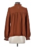 Cupshe Brown Long Sleeve Blouse Size XS - photo 2