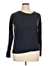 Athleta 100% Nylon Black Blue Active T-Shirt Size 1X - photo 1