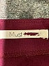 Must Have Solid Burgundy Formal Skirt Size S - photo 4