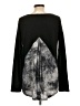 Mystree Black Long Sleeve Top Size L - photo 2