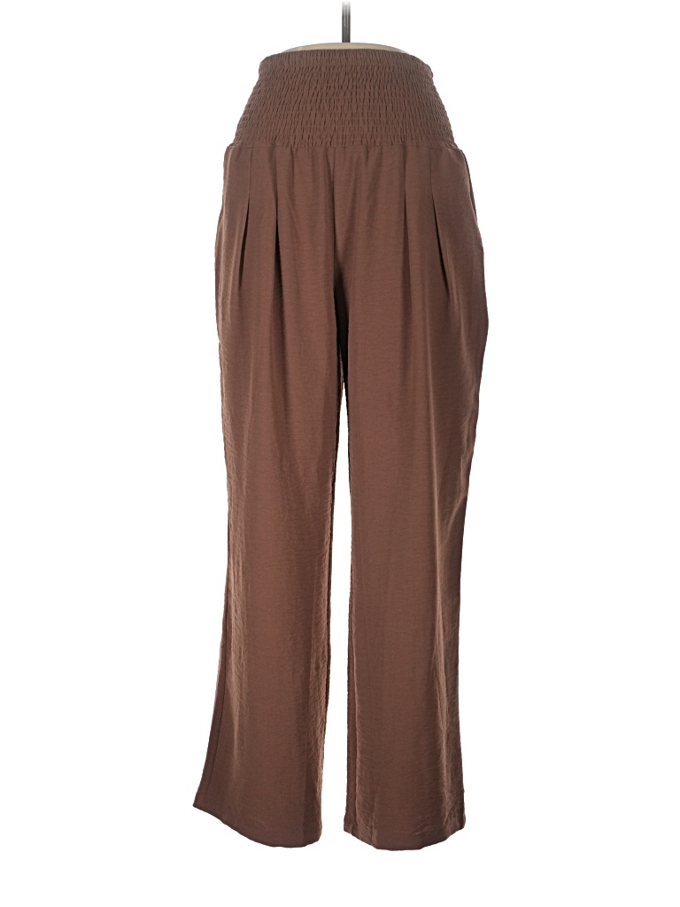 Pre-owned Unbranded Casual Pants In Brown