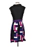 Karin Stevens Color Block Purple Casual Dress Size 8 - photo 2