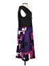 Karin Stevens Color Block Purple Casual Dress Size 8 - photo 4