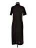 Nina Leonard Solid Black Casual Dress Size M - photo 1