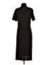 Nina Leonard Solid Black Casual Dress Size M - photo 2