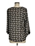 Pixley 100% Polyester Black Long Sleeve Blouse Size M - photo 2