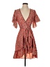 Max Studio Paisley Orange Cocktail Dress Size XS - photo 1