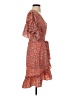 Max Studio Paisley Orange Cocktail Dress Size XS - photo 4
