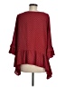 Gibson Red 3/4 Sleeve Blouse Size M - photo 2