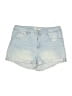 Almost Famous Blue Denim Shorts Size 9 - photo 1