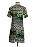 OVI 100% Polyester Print Green Casual Dress Size S - photo 2