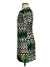 OVI 100% Polyester Print Green Casual Dress Size S - photo 5