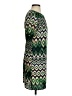 OVI 100% Polyester Print Green Casual Dress Size S - photo 4