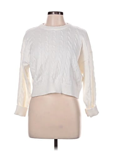 Faded Rose Pullover Sweater (view 1)