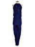 Alexis Solid Blue Jumpsuit Size S - photo 2