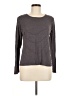 P.J. Salvage Gray Long Sleeve Top Size M - photo 1