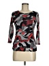 Alfani 100% Nylon Gray 3/4 Sleeve Top Size M (petite) - photo 1