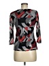 Alfani 100% Nylon Gray 3/4 Sleeve Top Size M (petite) - photo 2