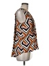 DR2 100% Polyester Orange Sleeveless Blouse Size M - photo 4