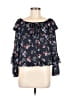 Sanctuary 100% Polyester Black 3/4 Sleeve Blouse Size L - photo 1