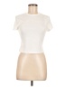 Shein Ivory Short Sleeve Turtleneck Size M - photo 1