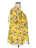 retrology 100% Polyester Yellow Short Sleeve Blouse Size 1X - photo 4