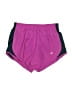 Nike 100% Polyester Color Block Purple Athletic Shorts Size S - photo 1