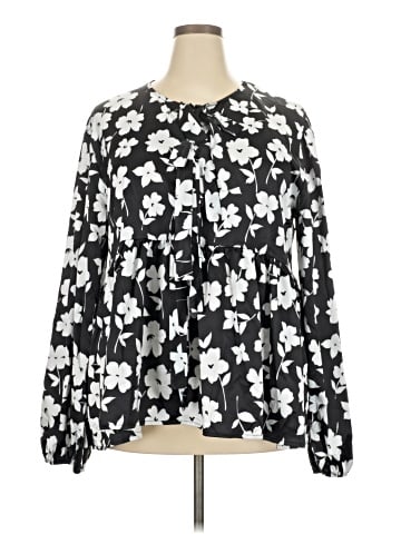 Haptics Long Sleeve Blouse (view 1)