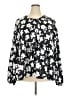 Haptics 100% Polyester Black Long Sleeve Blouse Size 2X - photo 1