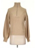 Ambiance Apparel Tan Turtleneck Sweater Size S - photo 1
