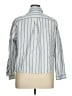 Blair 100% Cotton Stripes Blue Long Sleeve Button-Down Shirt Size XL (petite) - photo 2