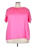 Unbranded Pink Short Sleeve Blouse Size 4X - photo 1